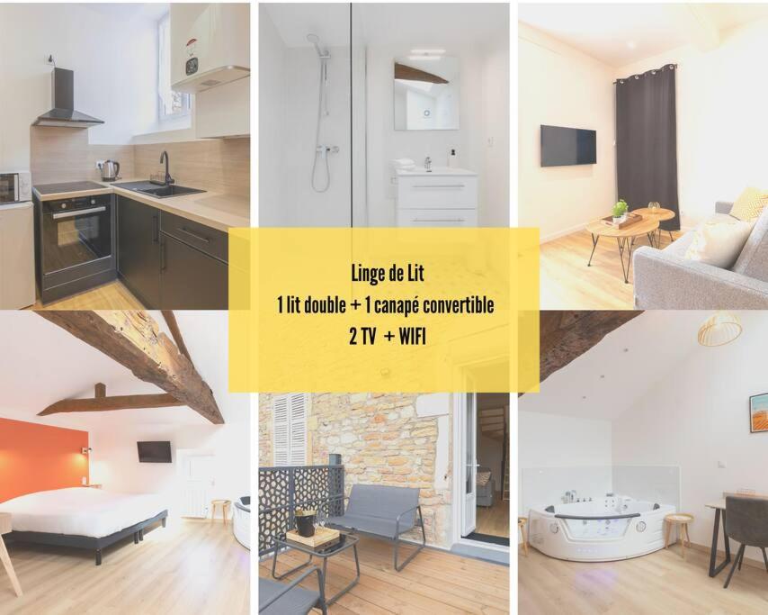 شقة Cabana & L'Escapade Sud Maconnaise - Terrasse & Parking المظهر الخارجي الصورة