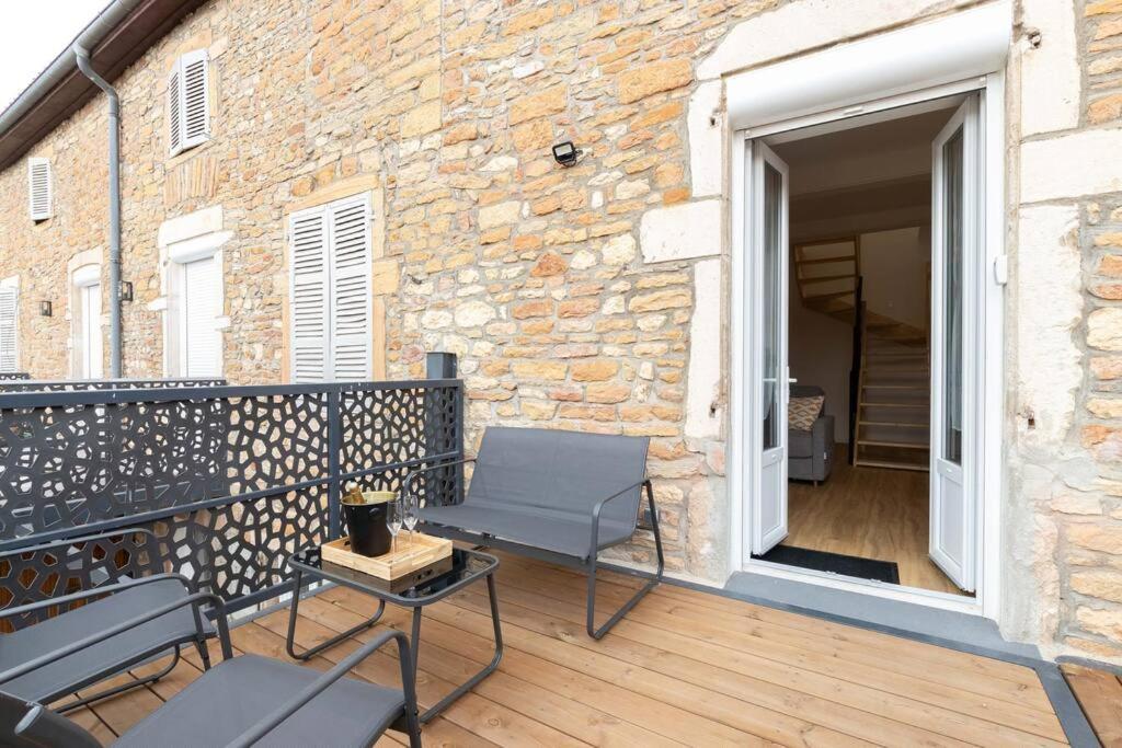 شقة Cabana & L'Escapade Sud Maconnaise - Terrasse & Parking المظهر الخارجي الصورة